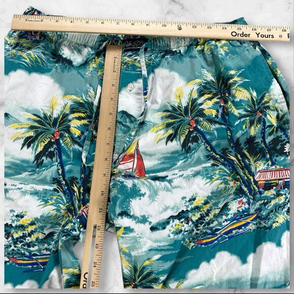 Polo Ralph Lauren's Men's Large Pajama Pants Sleepwear Tropical-Print - Picture 5 of 16